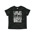 thumbnail image 1 of Inktastic I Love My Tattooed & Bearded Uncle Boys Toddler T-Shirt, 1 of 5