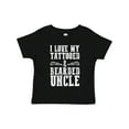 thumbnail image 1 of Inktastic I Love My Tattooed & Bearded Uncle Boys Toddler T-Shirt, 1 of 5