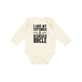thumbnail image 1 of Inktastic I Love My Tattooed & Bearded Uncle Boys or Girls Long Sleeve Baby Bodysuit, 1 of 5