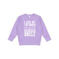 thumbnail image 1 of Inktastic I Love My Tattooed & Bearded Uncle Toddler Sweatshirt, 1 of 4