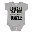 thumbnail image 1 of Inktastic I Love My Tattooed Uncle Boys Baby Bodysuit, 1 of 5