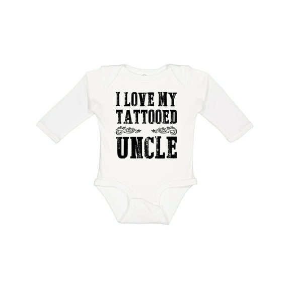 Inktastic I Love My Tattooed Uncle Boys Long Sleeve Baby Bodysuit