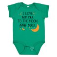 thumbnail image 1 of Inktastic I Love My Tia to the Moon and Back Boys or Girls Baby Bodysuit, 1 of 5