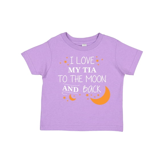 Inktastic I Love My Tia to the Moon and Back Boys or Girls Toddler T-Shirt