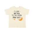 thumbnail image 1 of Inktastic I Love My Tia to the Moon and Back Boys or Girls Toddler T-Shirt, 1 of 5