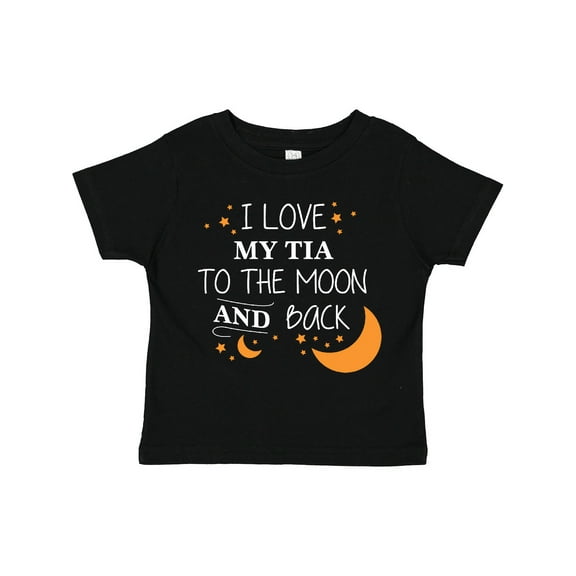 Inktastic I Love My Tia to the Moon and Back Boys or Girls Toddler T-Shirt
