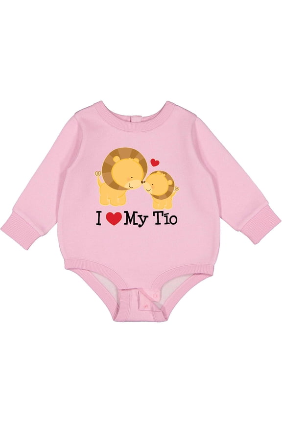 I Love My Tio Uncle for Nephew Baby Fleece Bodysuit