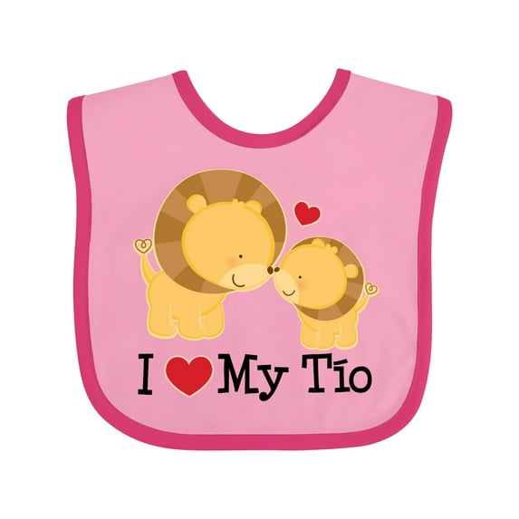 Inktastic I Love My Tio Uncle for Nephew Boys or Girls Baby Bib