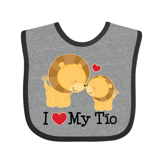 Inktastic I Love My Tio Uncle for Nephew Boys or Girls Baby Bib