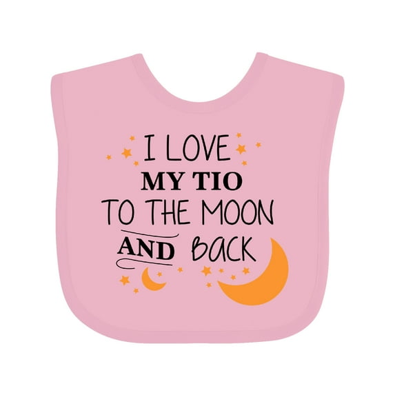 Inktastic I Love My Tio to the Moon and Back Boys or Girls Baby Bib