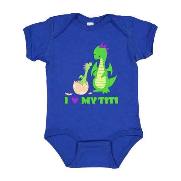 Inktastic I Love My Titi Boys or Girls Baby Bodysuit