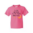 thumbnail image 1 of Inktastic I Love My Titi To The Moon and Back Youth T-Shirt, 1 of 5