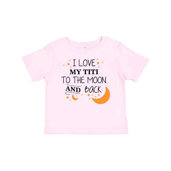 Inktastic I Love My Titi to the Moon and Back Boys or Girls Baby T-Shirt