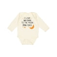 thumbnail image 1 of Inktastic I Love My Titi to the Moon and Back Boys or Girls Long Sleeve Baby Bodysuit, 1 of 5