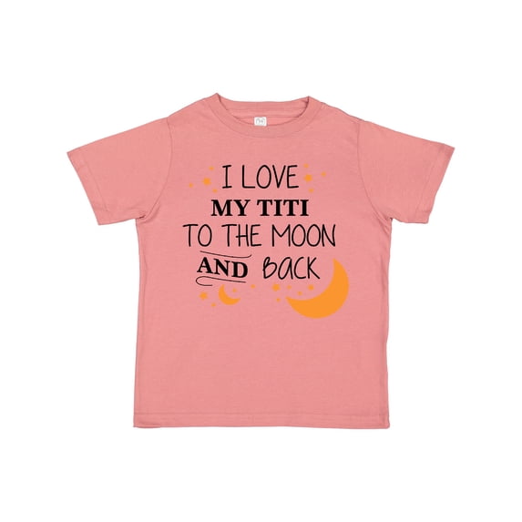 Inktastic I Love My Titi to the Moon and Back Boys or Girls Toddler T-Shirt