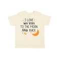 thumbnail image 1 of Inktastic I Love My Titi to the Moon and Back Boys or Girls Toddler T-Shirt, 1 of 5