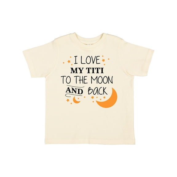 Inktastic I Love My Titi to the Moon and Back Boys or Girls Toddler T-Shirt