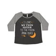 thumbnail image 1 of Inktastic I Love My Twin Sister To The Moon and Back Women's Plus Size T-Shirt, 1 of 5