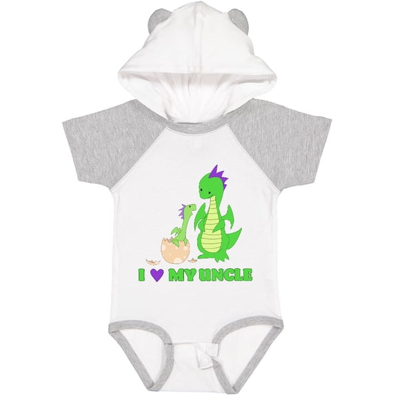 Inktastic I Love My Uncle Boys or Girls Baby Bodysuit