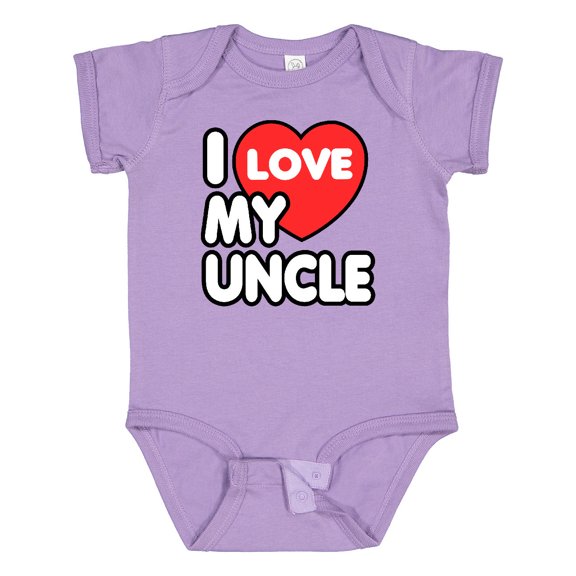 Inktastic I Love My Uncle Boys or Girls Baby Bodysuit