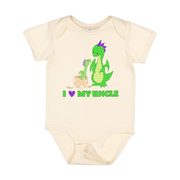 Inktastic I Love My Uncle Boys or Girls Baby Bodysuit