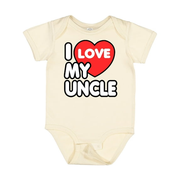 Inktastic I Love My Uncle Boys or Girls Baby Bodysuit