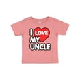 thumbnail image 1 of Inktastic I Love My Uncle Boys or Girls Baby T-Shirt, 1 of 5