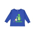 thumbnail image 1 of Inktastic I Love My Uncle Boys or Girls Long Sleeve Toddler T-Shirt, 1 of 5