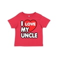 thumbnail image 1 of Inktastic I Love My Uncle Boys or Girls Toddler T-Shirt, 1 of 5