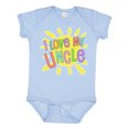 thumbnail image 1 of Inktastic I Love My Uncle Sun and Rainbow Letters Boys or Girls Baby Bodysuit, 1 of 5