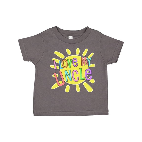 Inktastic I Love My Uncle- Sun and Rainbow Letters Boys or Girls Toddler T-Shirt