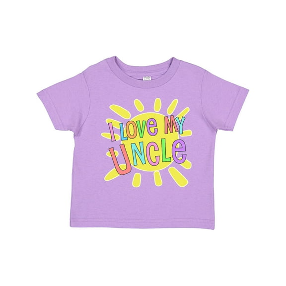 Inktastic I Love My Uncle- Sun and Rainbow Letters Boys or Girls Toddler T-Shirt