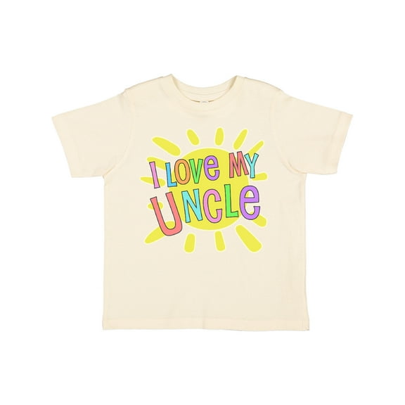 Inktastic I Love My Uncle- Sun and Rainbow Letters Boys or Girls Toddler T-Shirt