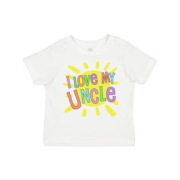 Inktastic I Love My Uncle- Sun and Rainbow Letters Boys or Girls Toddler T-Shirt