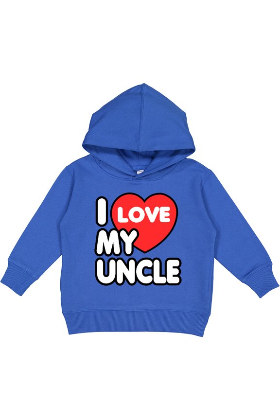 I Love My Uncle Toddler Hoodie