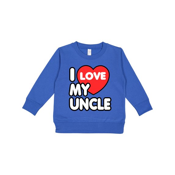 Inktastic I Love My Uncle Toddler Sweatshirt