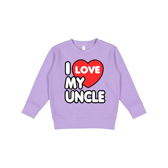 Inktastic I Love My Uncle Toddler Sweatshirt