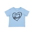 thumbnail image 1 of Inktastic I Love My Uncle in Black Chalk Heart Boys or Girls Baby T-Shirt, 1 of 5