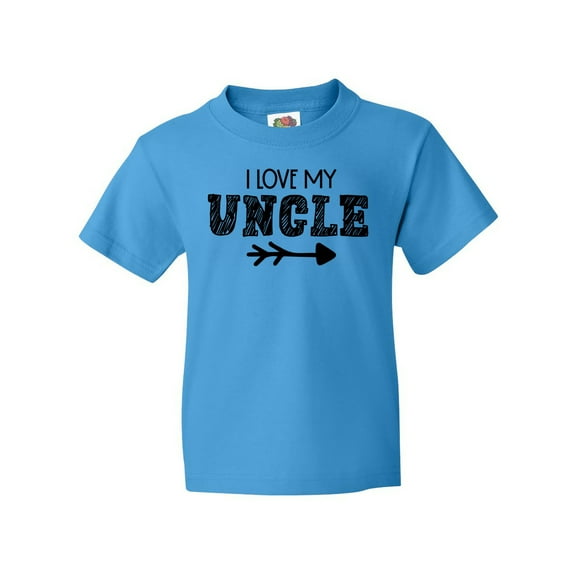 Inktastic I Love My Uncle with Arrow Youth T-Shirt