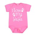 thumbnail image 1 of Inktastic I Love My Yaya Grandchild Boys or Girls Baby Bodysuit, 1 of 5