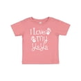 thumbnail image 1 of Inktastic I Love My Yaya Grandchild Boys or Girls Baby T-Shirt, 1 of 5