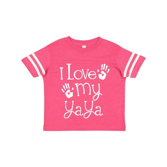 Inktastic I Love My Yaya Grandchild Boys or Girls Toddler T-Shirt