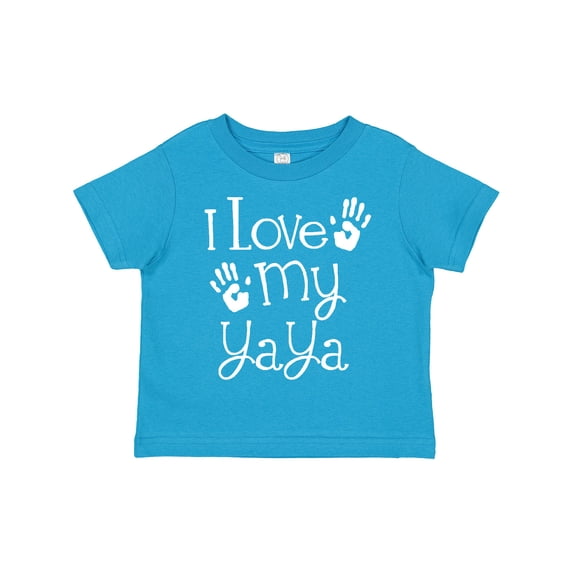 Inktastic I Love My Yaya Grandchild Boys or Girls Toddler T-Shirt