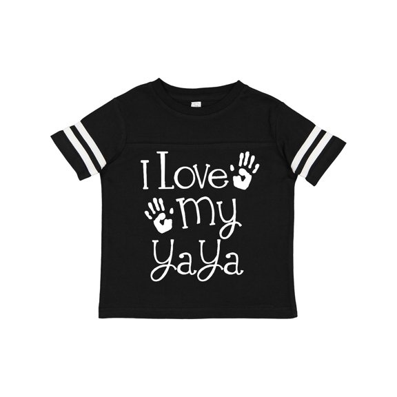 Inktastic I Love My Yaya Grandchild Boys or Girls Toddler T-Shirt