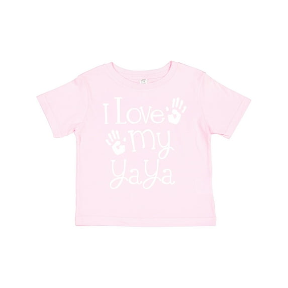 Inktastic I Love My Yaya Grandchild Boys or Girls Toddler T-Shirt