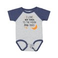 thumbnail image 1 of Inktastic I Love My Yaya to the Moon and Back Boys or Girls Baby Bodysuit, 1 of 5