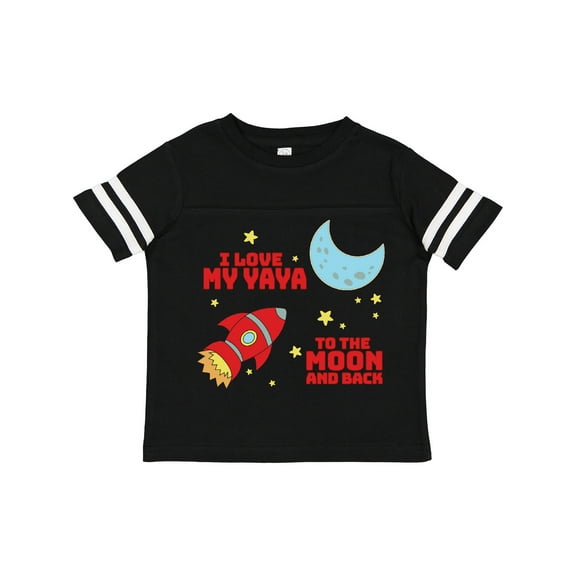 Inktastic I Love My Yaya to the Moon and Back Boys or Girls Toddler T-Shirt