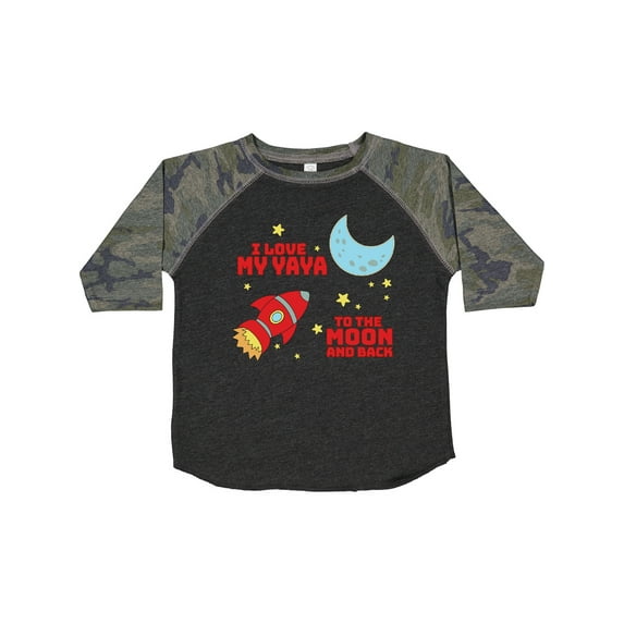 Inktastic I Love My Yaya to the Moon and Back Boys or Girls Toddler T-Shirt
