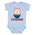 thumbnail image 1 of Inktastic I Love Noodles with Cat Illustration Boys or Girls Baby Bodysuit, 1 of 5