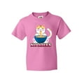 thumbnail image 1 of Inktastic I Love Noodles with Cat Illustration Youth T-Shirt, 1 of 5